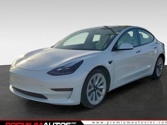 TESLA MODEL 3 2022 5YJ3E1EB5NF103762 image
